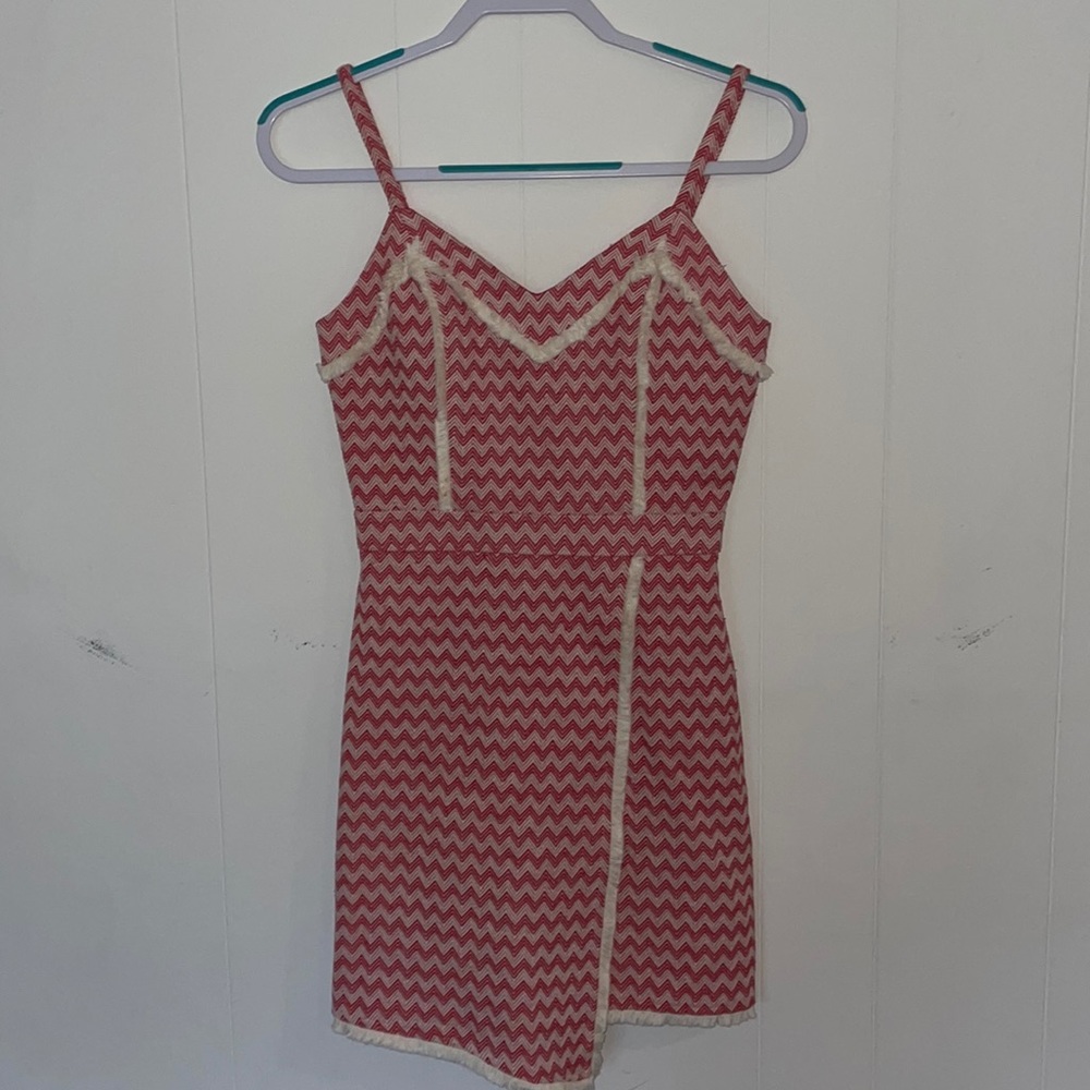 Chevron Spaghetti Strap Dress - image 1